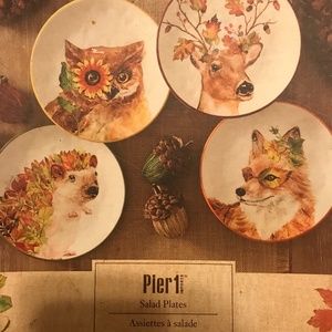 Pier1 decorative fall salad plates
